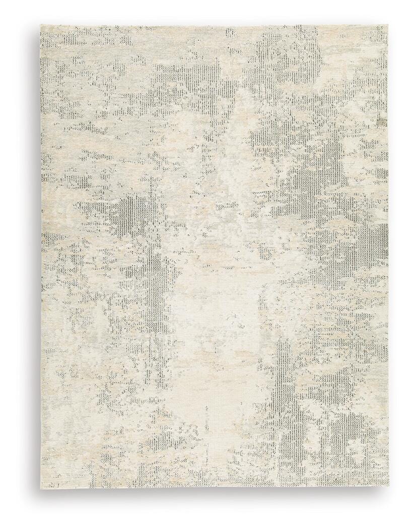 Raif Gray/White/Cream Large Rug - Image 2
