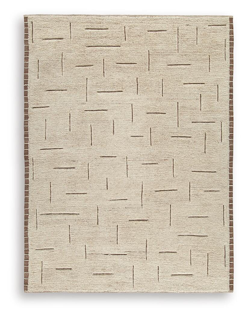 Clayman Beige/Brown Large Rug - Image 2