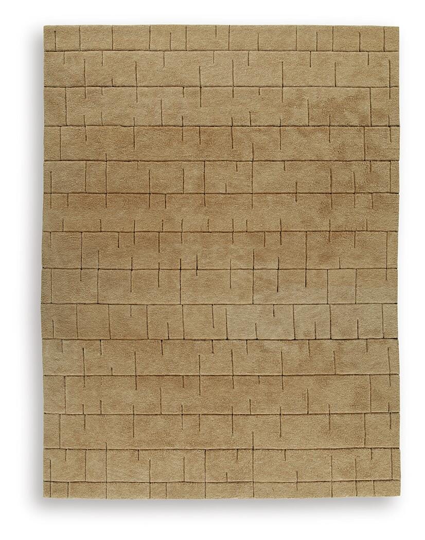 Luzmont Golden Brown Extra Large Rug - Image 2