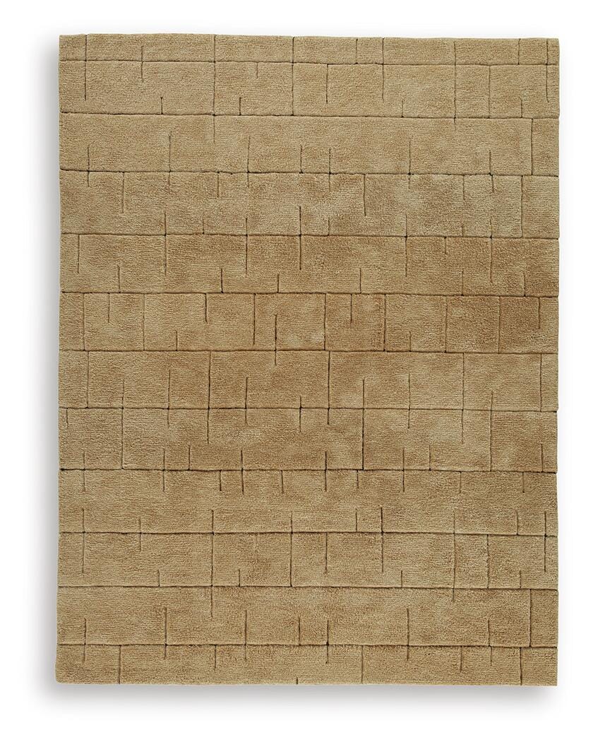 Luzmont Golden Brown Large Rug - Image 2
