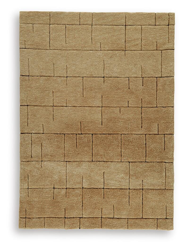 Luzmont Golden Brown Medium Rug - Image 2