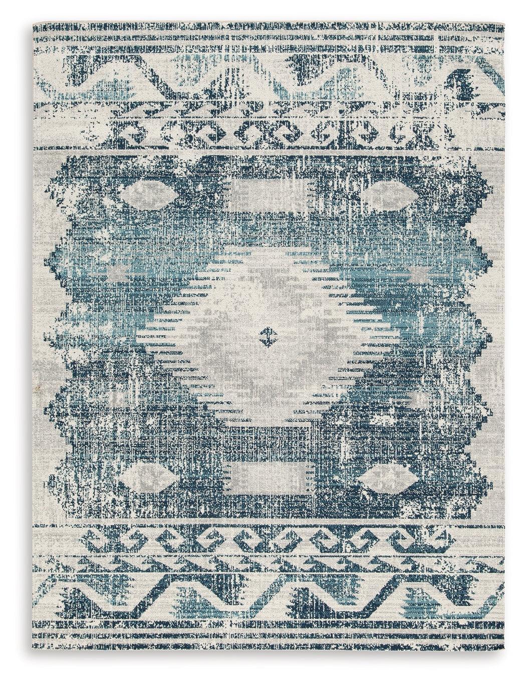 Daddridge Blue Gray Ivory 5' X 7' Rug - Image 2
