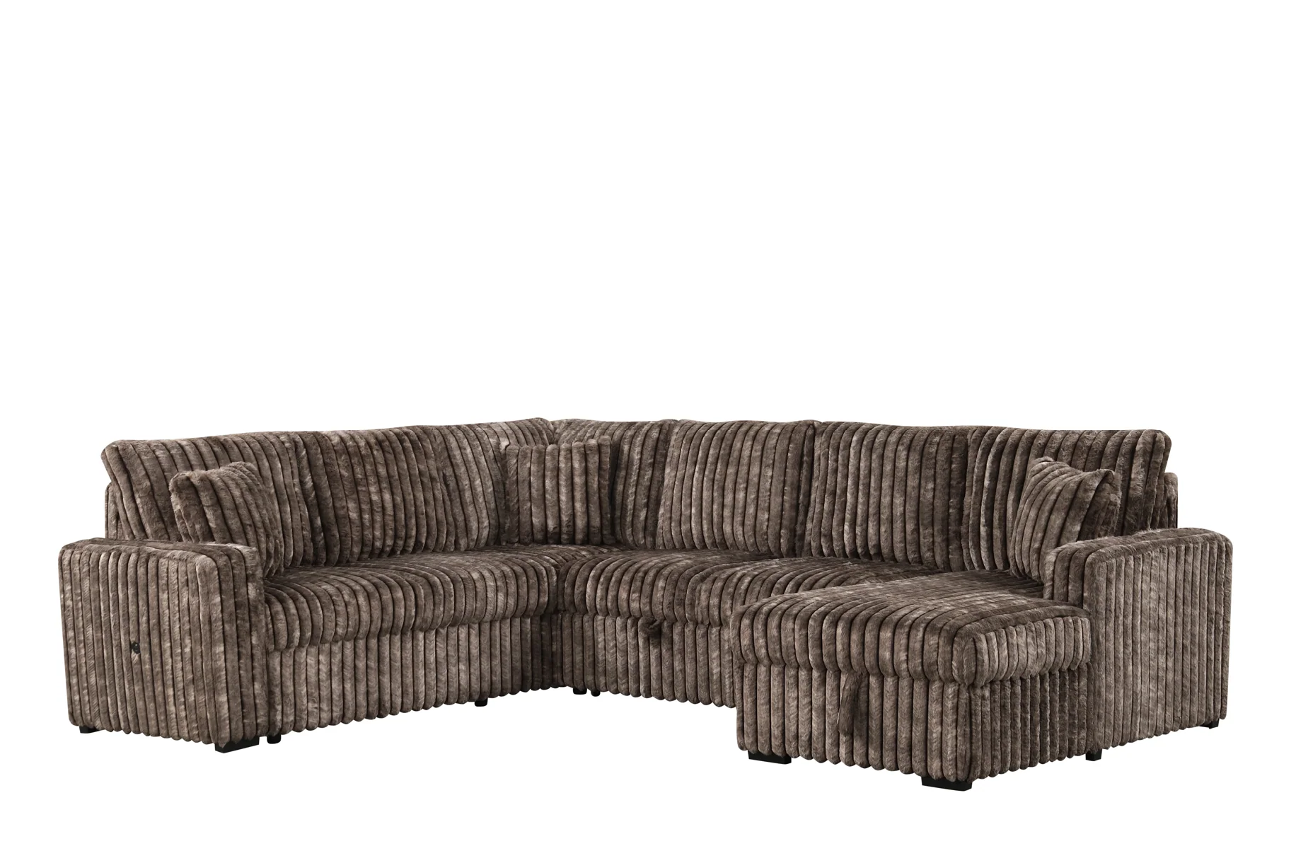Raha II Brown Storage Sectional - Image 2