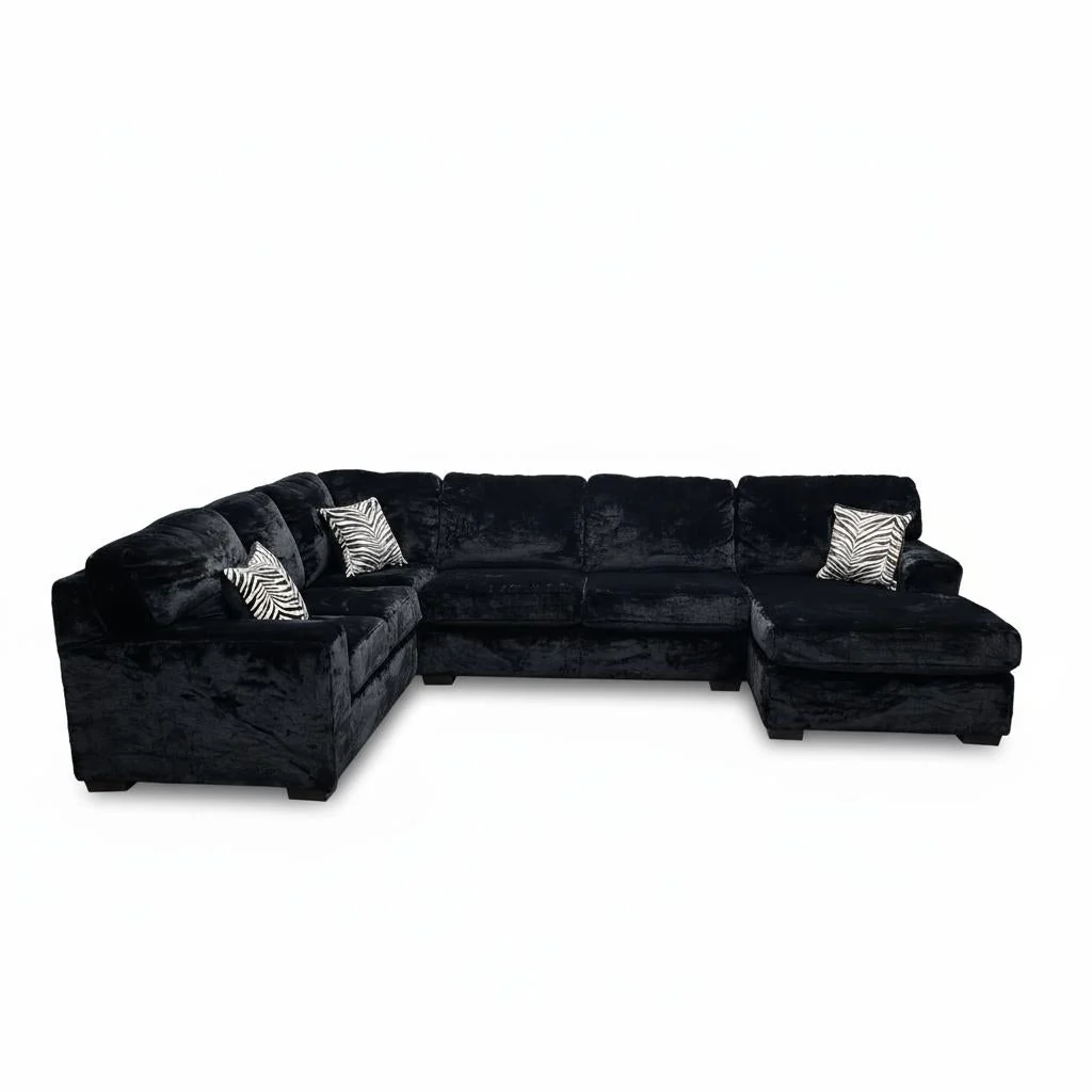 Austin Black Furby Sectional - Image 2