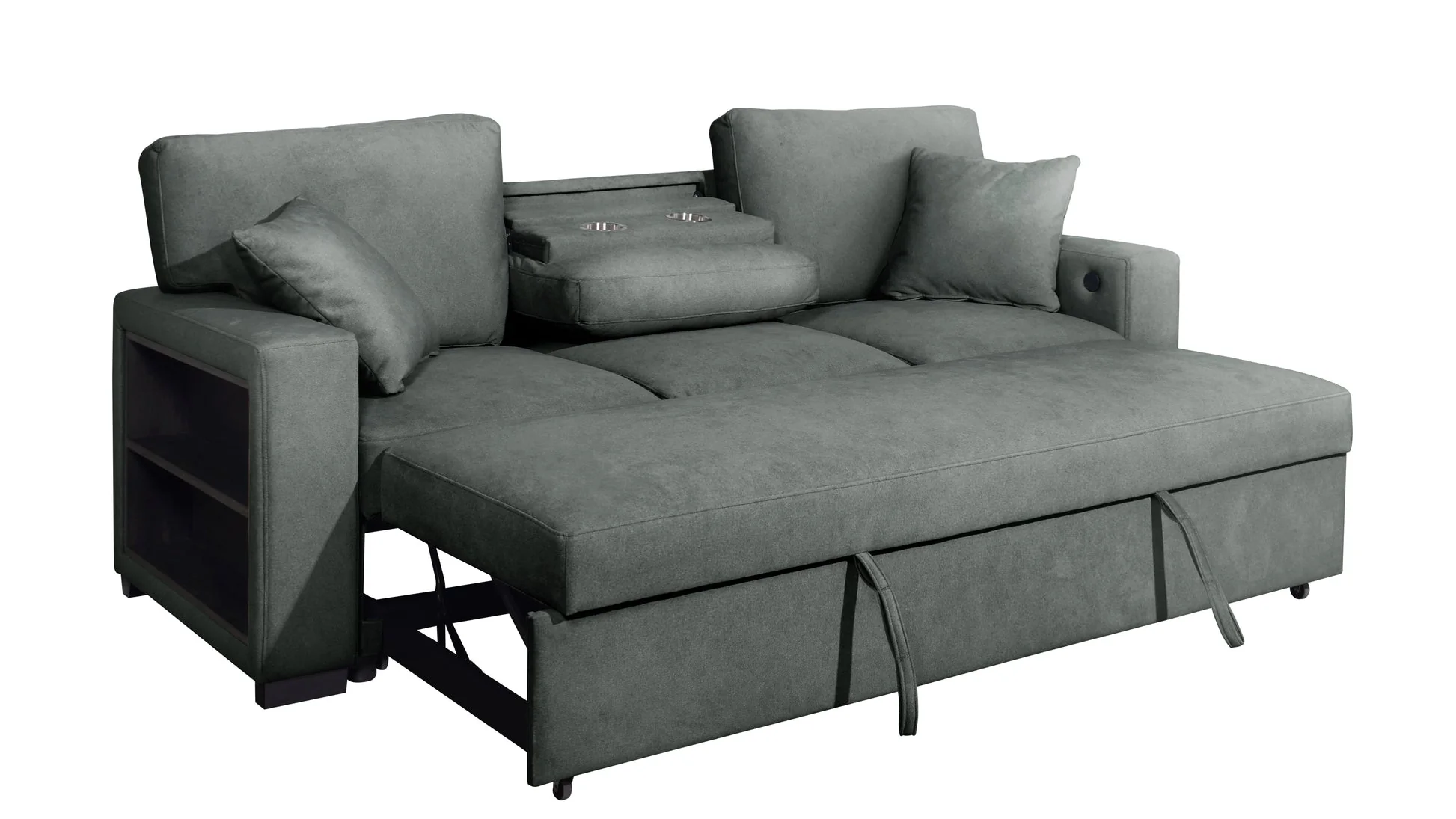 Bexley Gray Living Room Set w Pull-Out Bed - Image 3