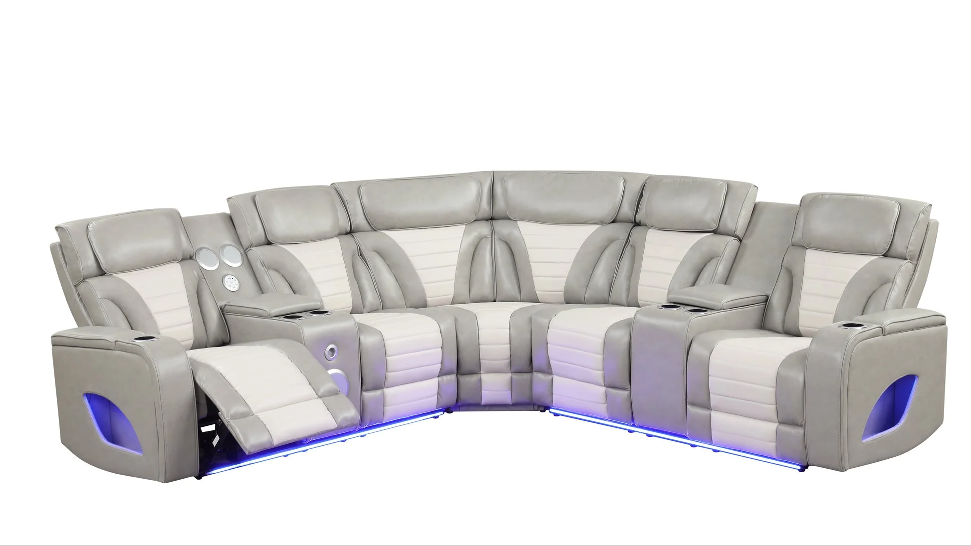 Robin Grey Reclining Sectional - Image 3