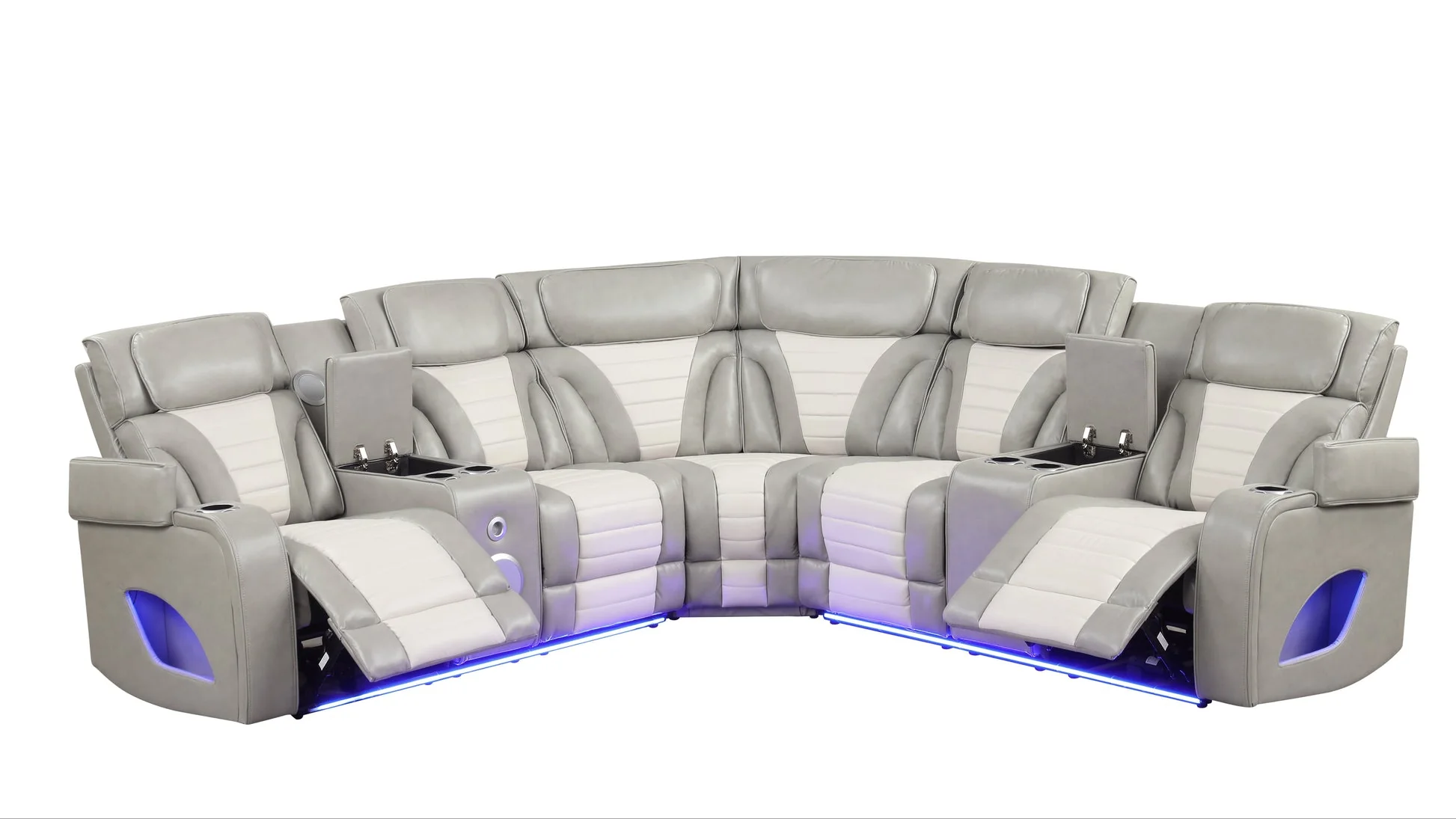 Robin Grey Reclining Sectional - Image 2