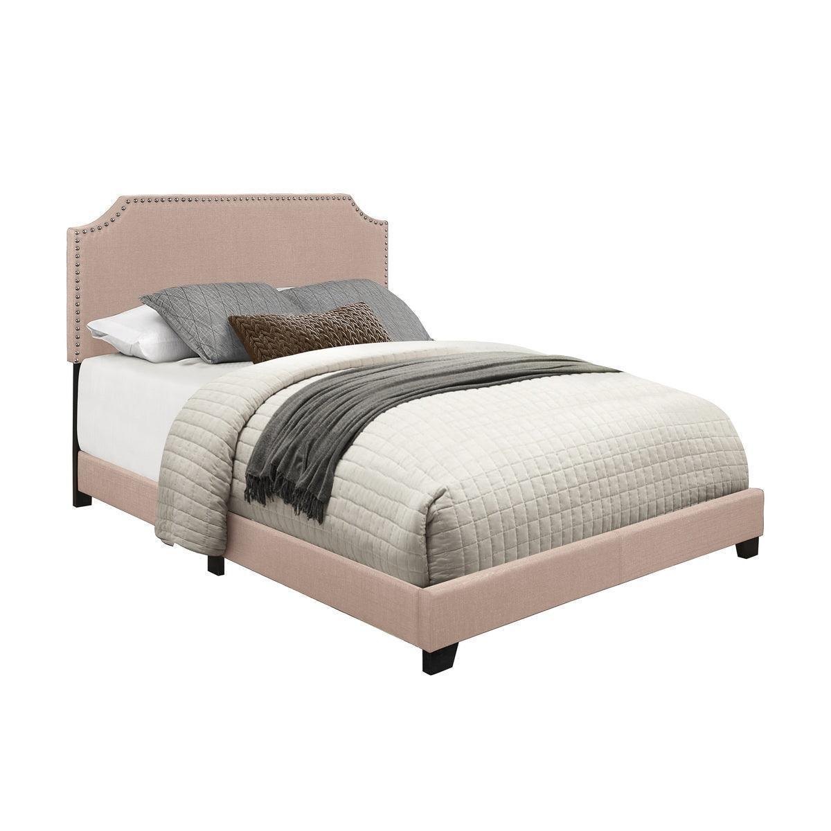 Miranda Beige Fabric Full Bed - Image 2