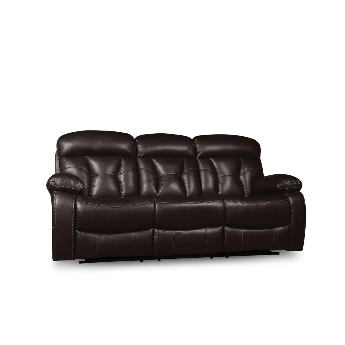 Claire Brown Power Double Reclining Sofa - Image 2
