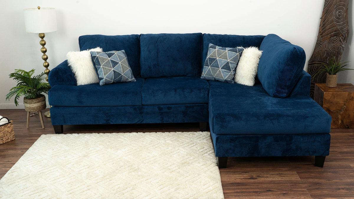 Selena Navy 124" Sectional - Image 2