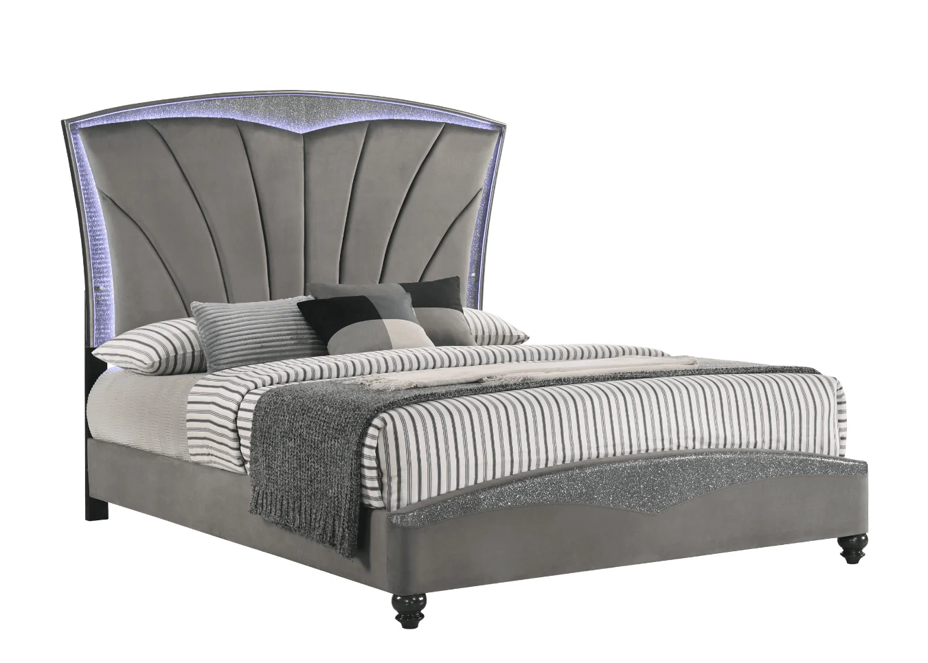 Frampton Chest Gray 5 Drawers - Image 3