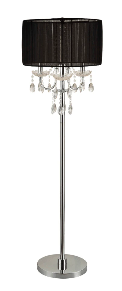 Chandelier Black Glass Floor Lamp - Image 2