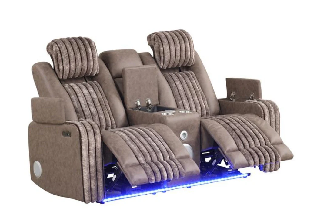 Lita Brown Power 3-Piece Reclining Set - Image 2
