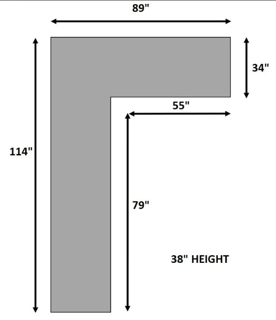 Thea Brown Fabric Sectional - Image 3