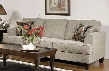 Soprano Beige Fabric Sofa - Image 1