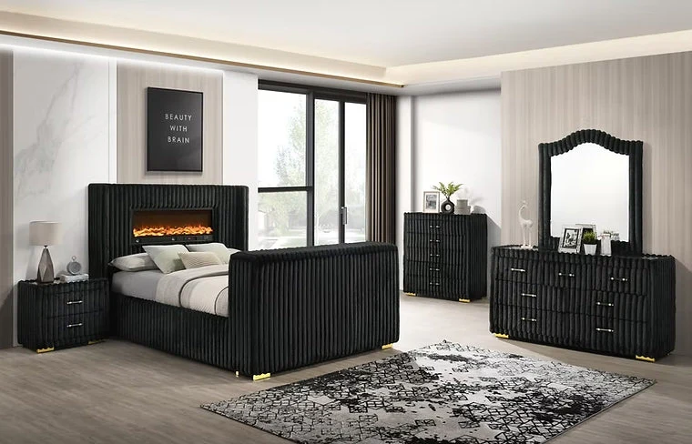 Henley Black Nightstand - Image 2