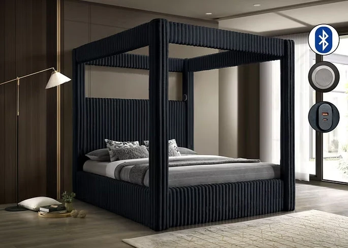 Atlam Henley Black Nightstand - Image 3