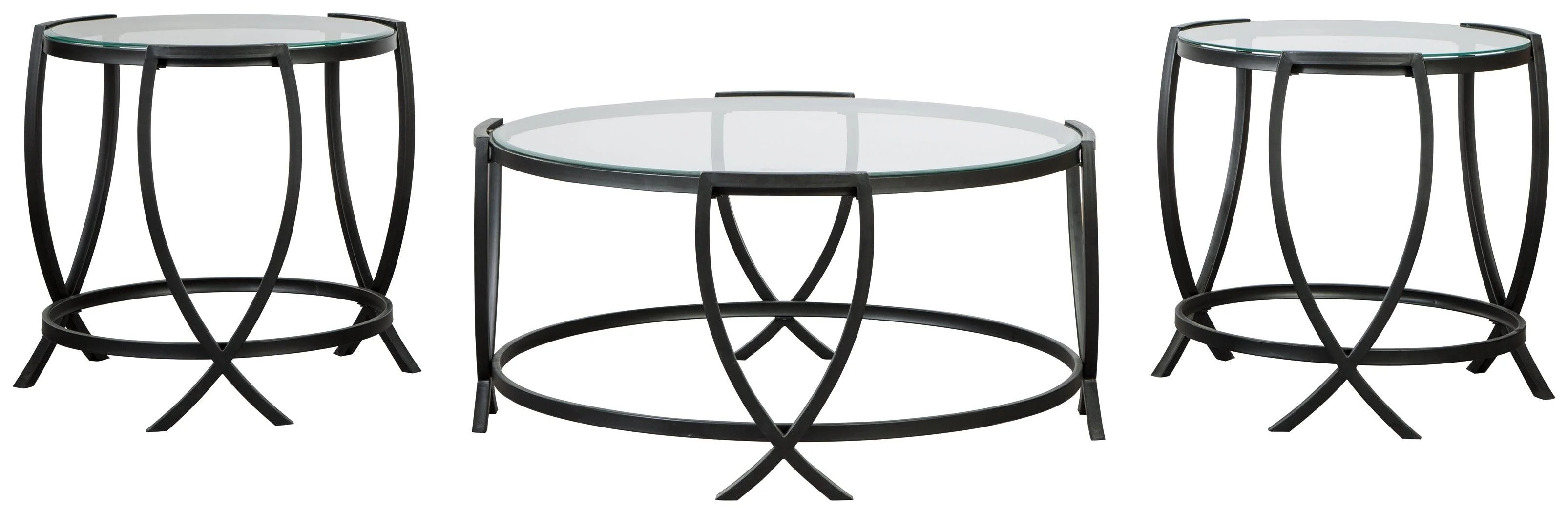 Tarrin Black Table (Set of 3) - Image 3