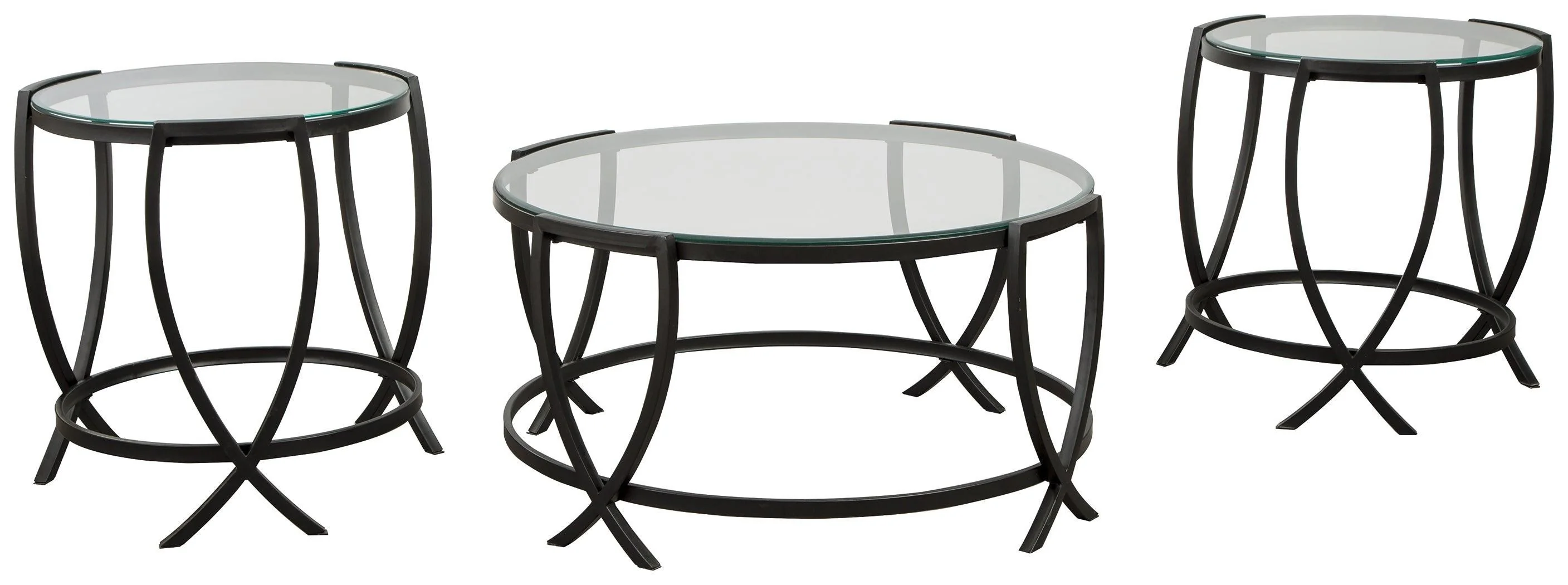 Tarrin Black Table (Set of 3) - Image 2