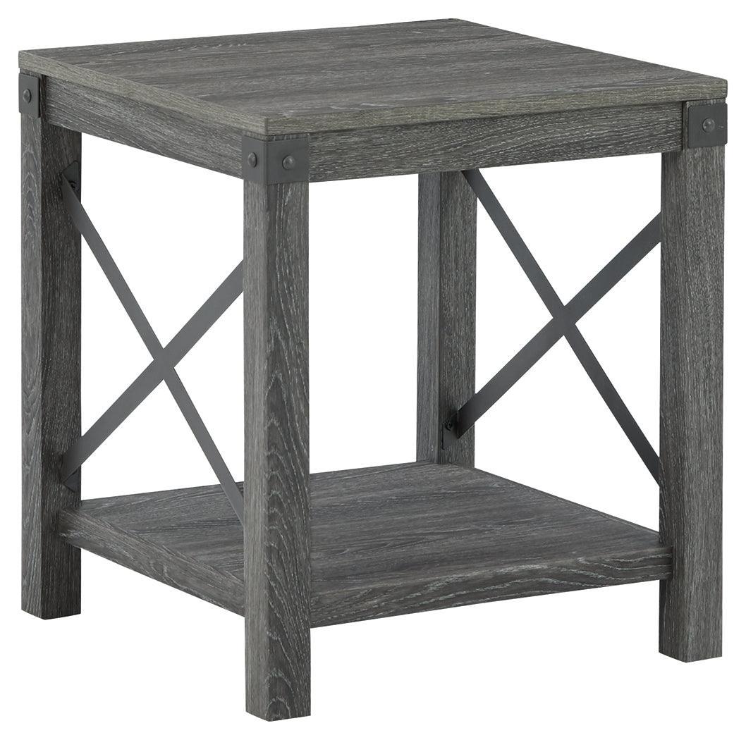 Freedan Grayish Brown End Table - Image 2