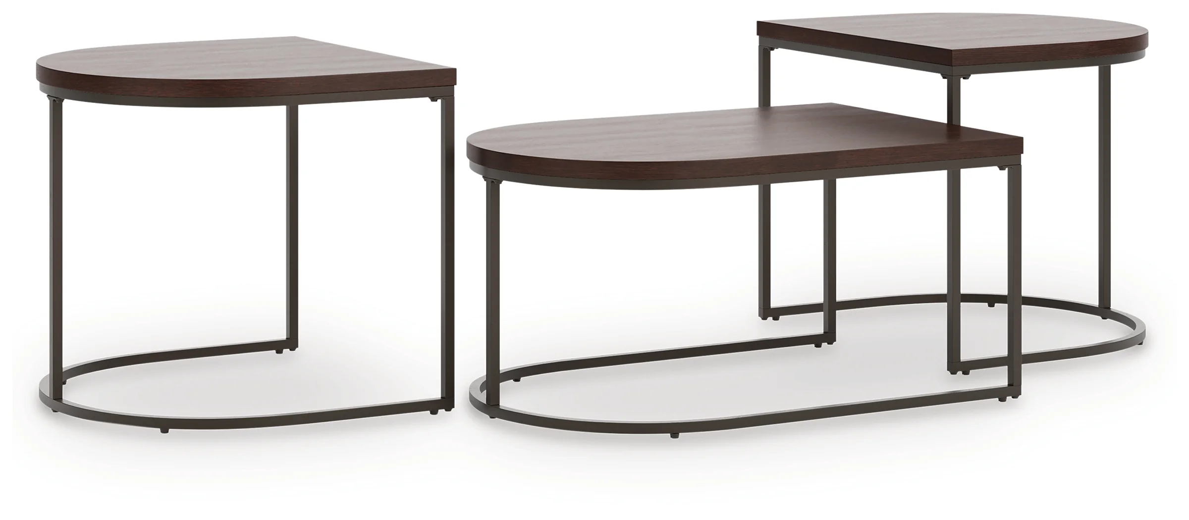Vanmore Dark Brown Table (Set of 3) - Image 2