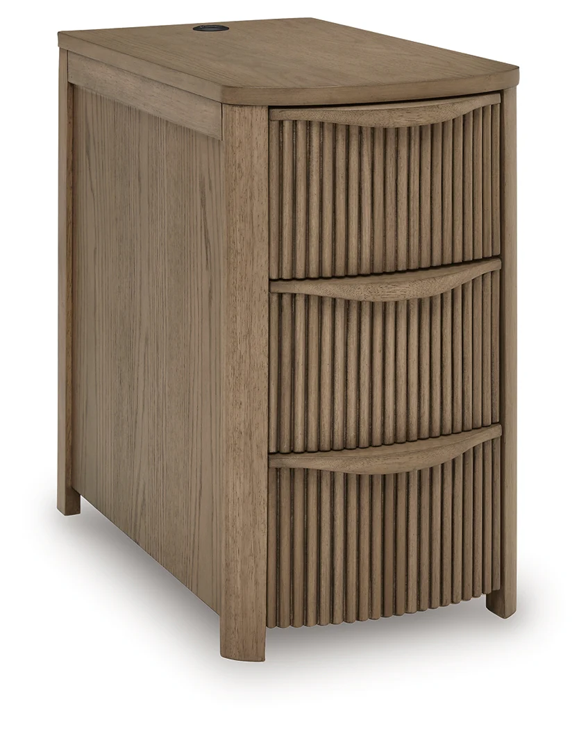 Camdill Light Brown Chairside End Table - Image 2