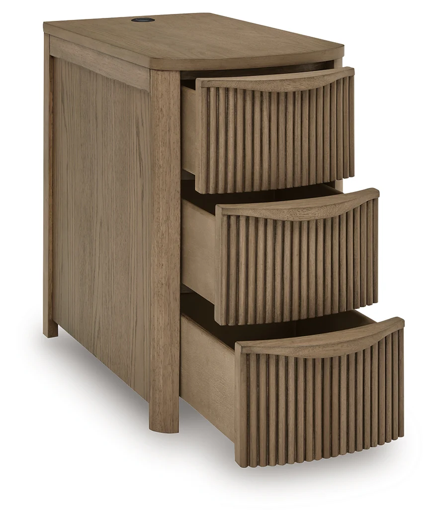 Camdill Light Brown Chairside End Table - Image 3