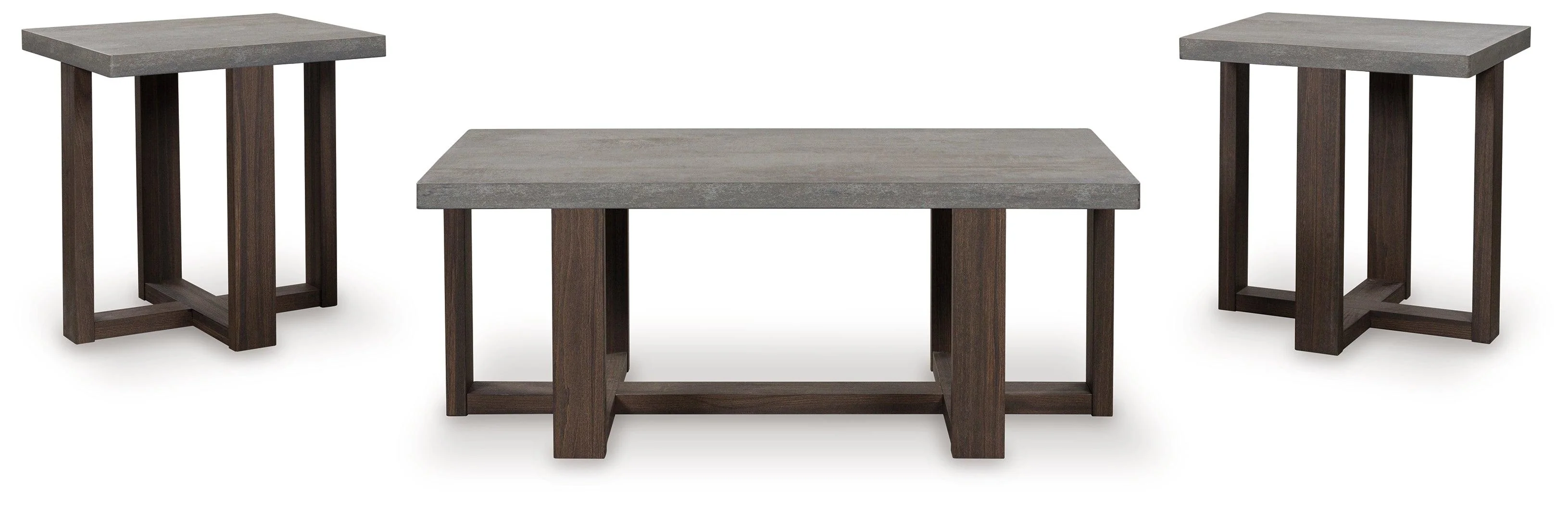 Dynnford Gray/Brown Table (Set of 3) - Image 3