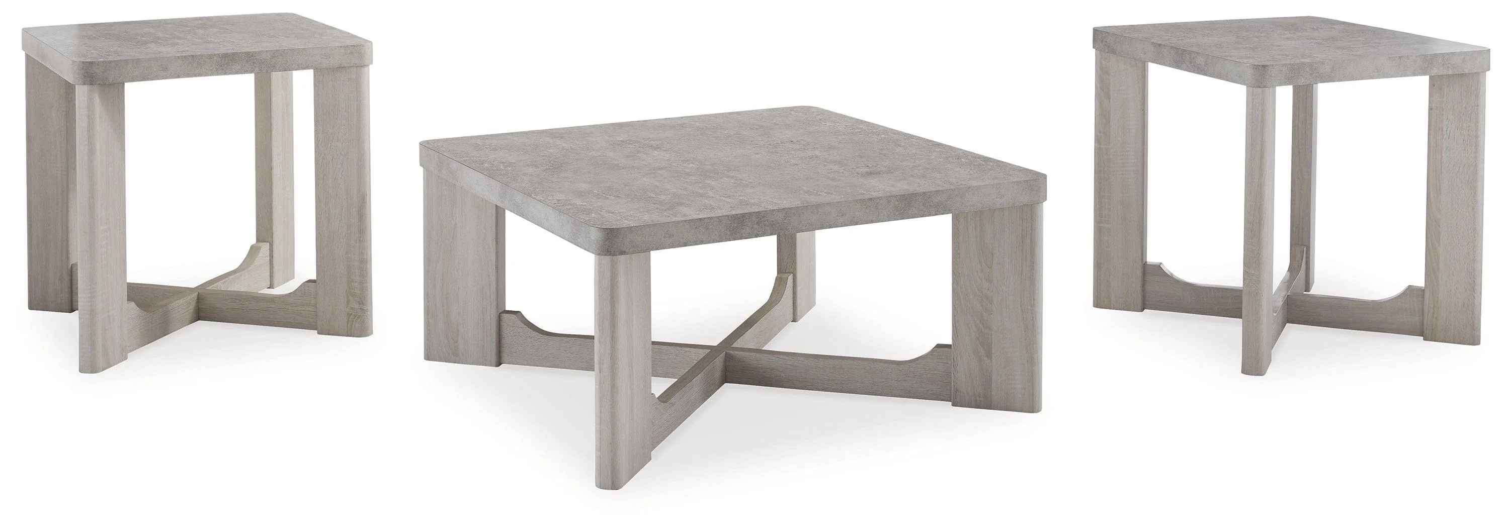 Garnilly Whitewash Table (Set of 3) - Image 2