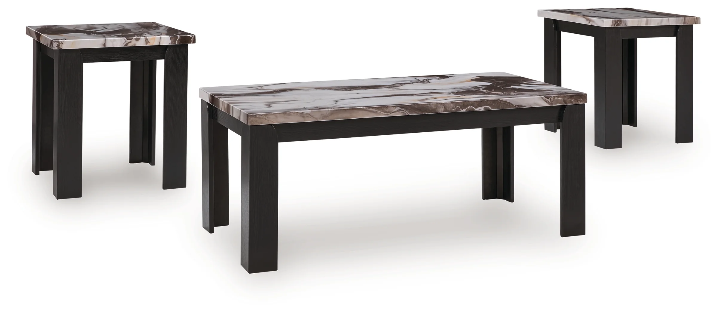 Jazmore Dark Brown Table (Set of 3) - Image 2