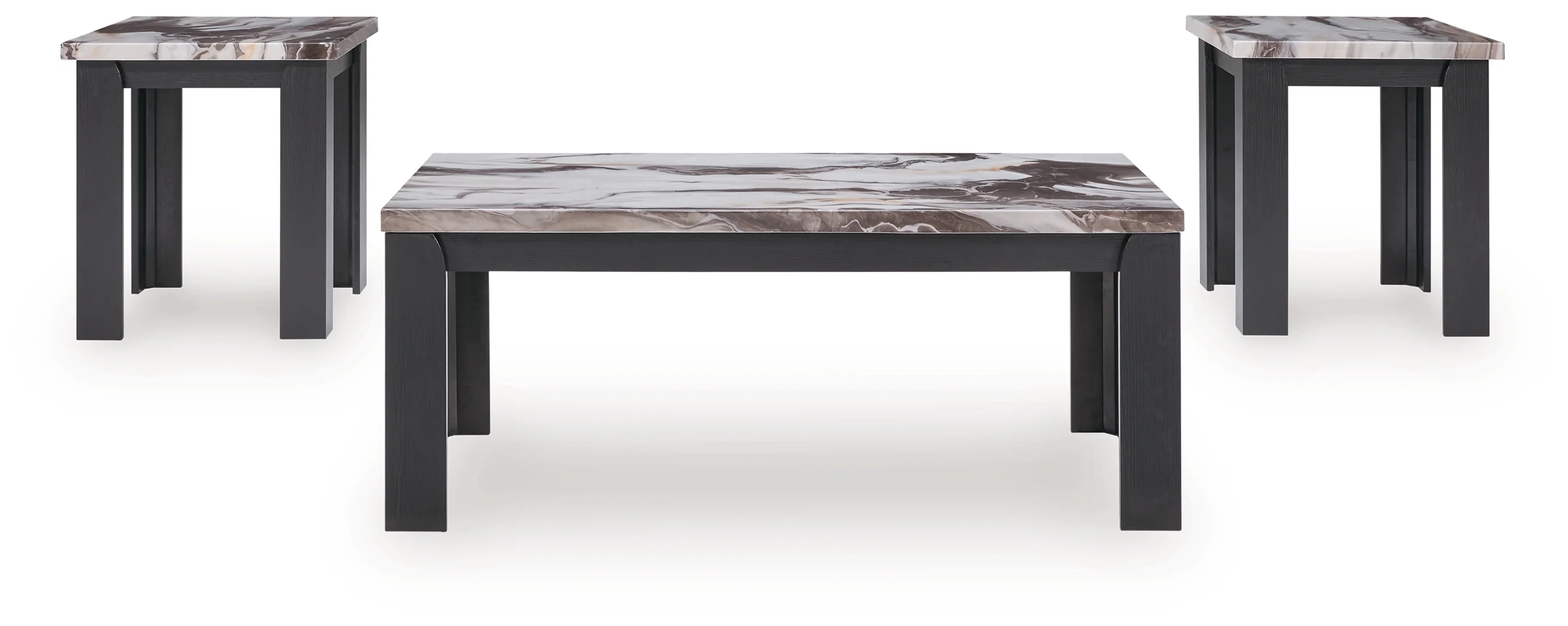 Jazmore Dark Brown Table (Set of 3) - Image 3