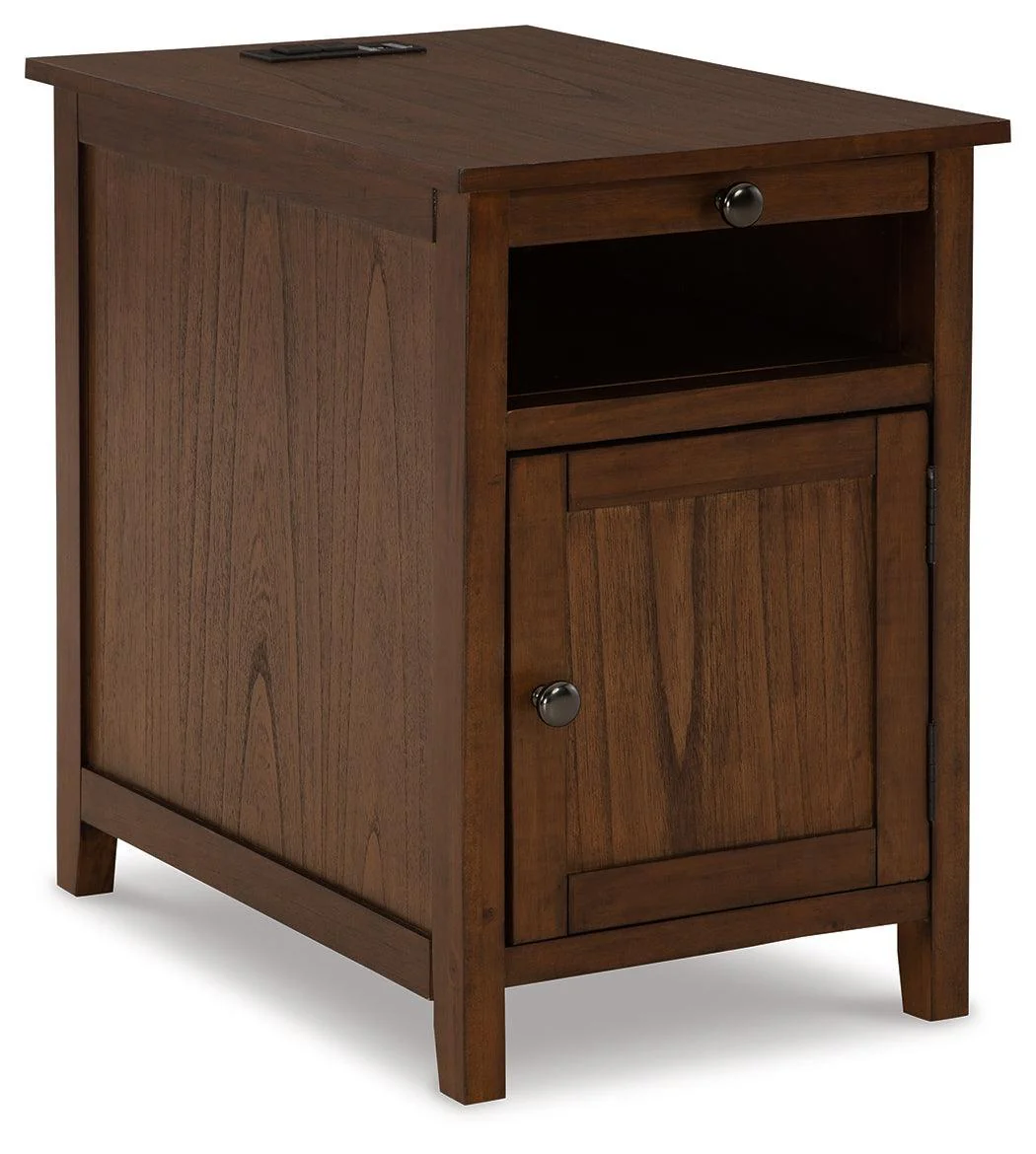 Treytown Brown Chairside End Table - Image 2