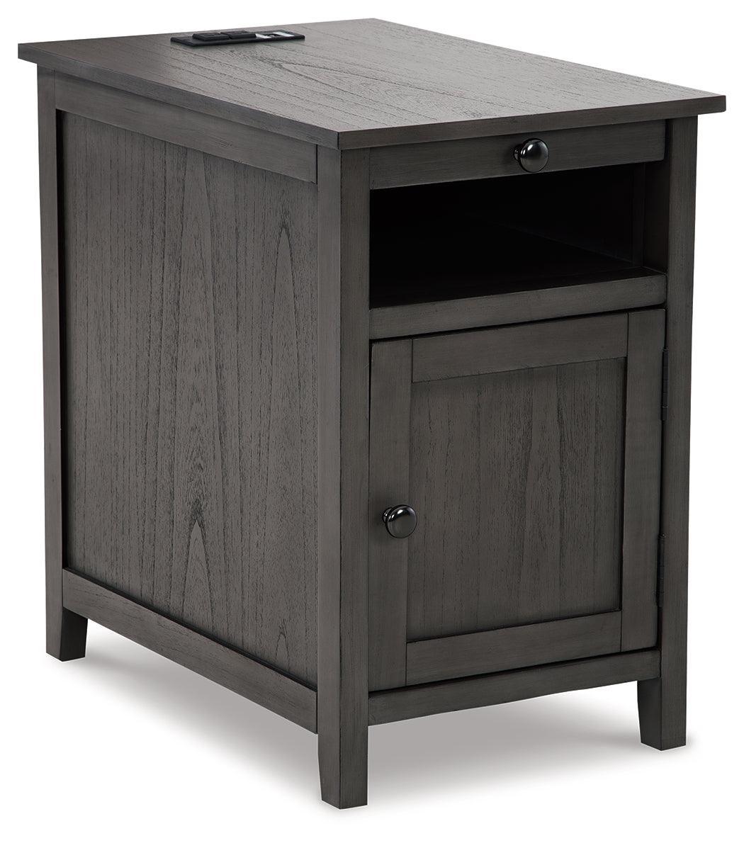 Treytown Gray Chairside End Table - Image 2