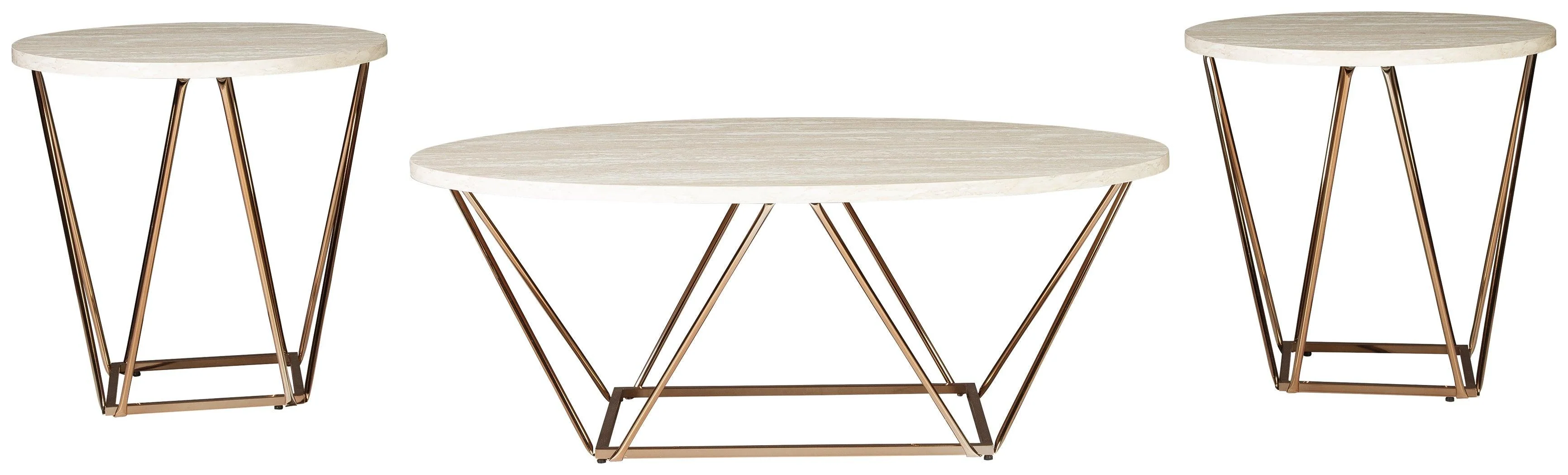 Tarica Two-Tone Table (Set of 3) - Image 3