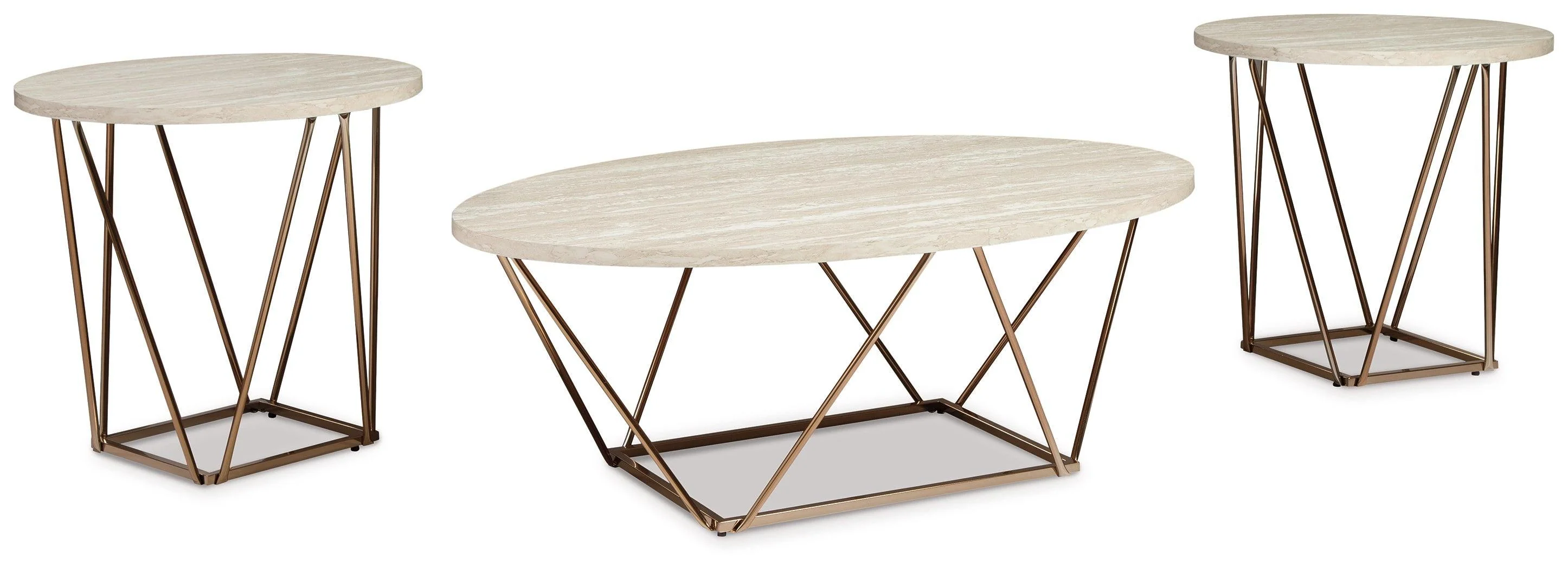 Tarica Two-Tone Table (Set of 3) - Image 2