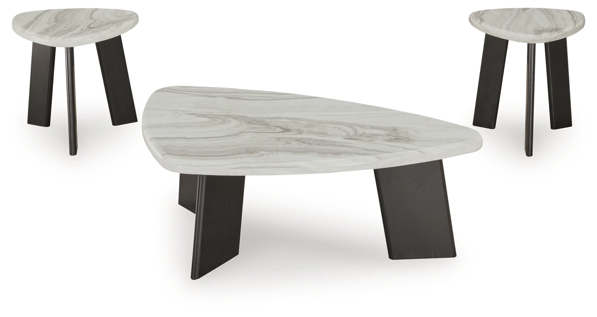 Lilyberg Gray/Black Table (Set of 3) - Image 3