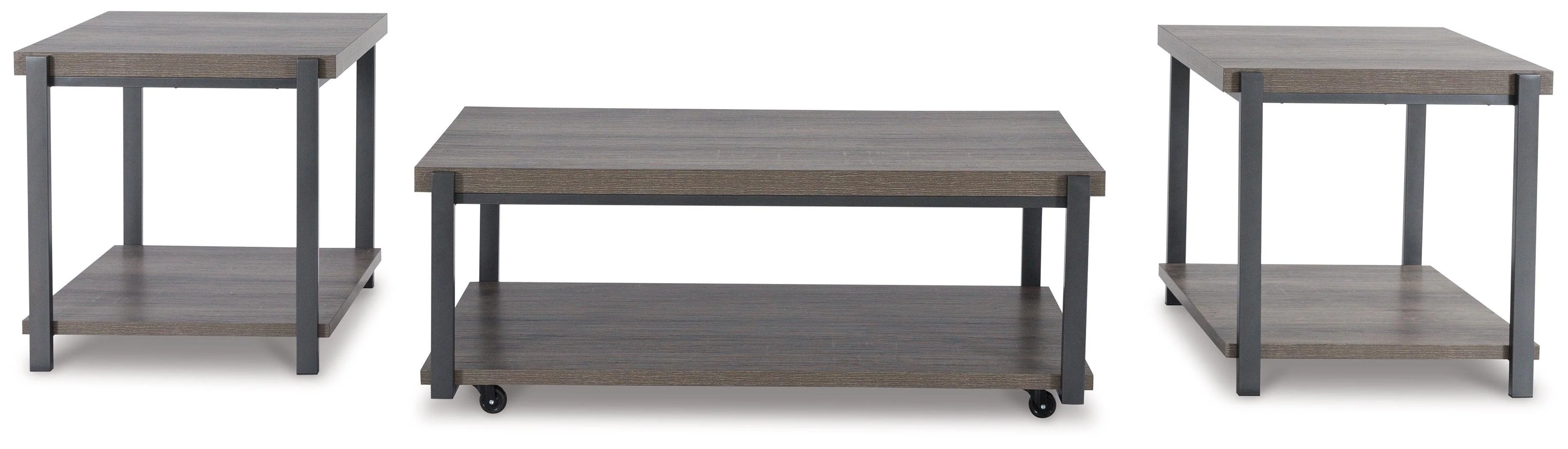 Wilmaden Gray Black Table (Set of 3) - Image 3