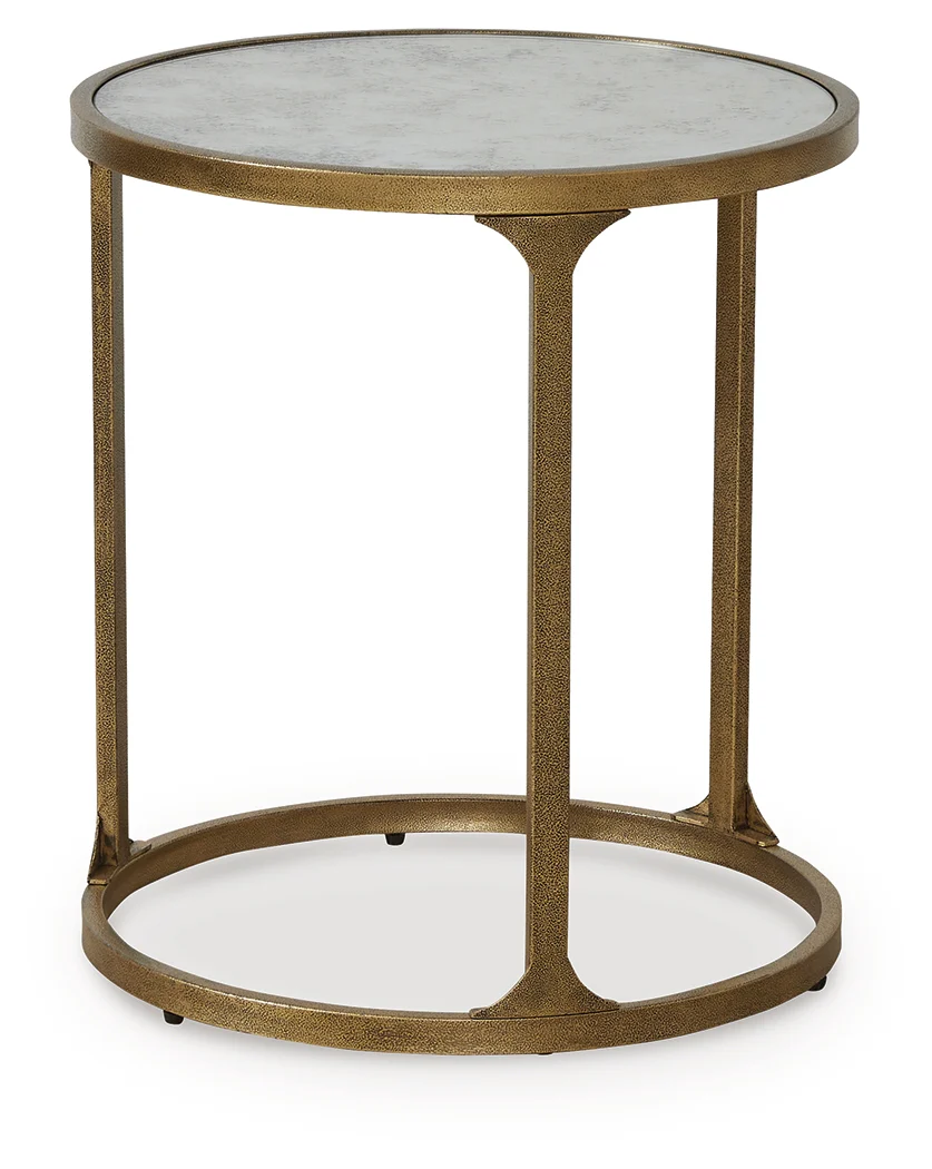 Korajane Antique Gold End Table - Image 2