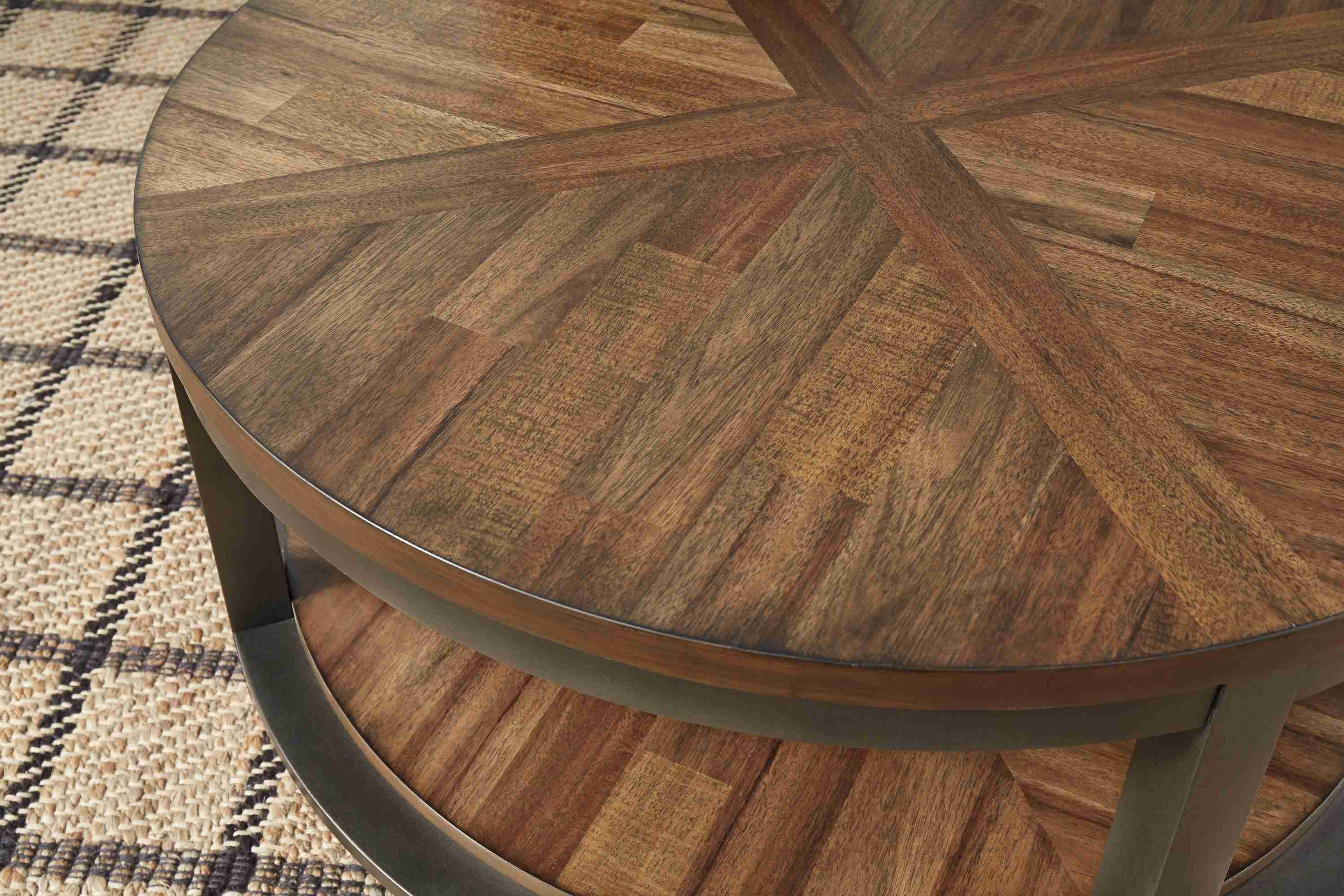 Roybeck Light Brown Bronze Table (Set of 3) - Image 3