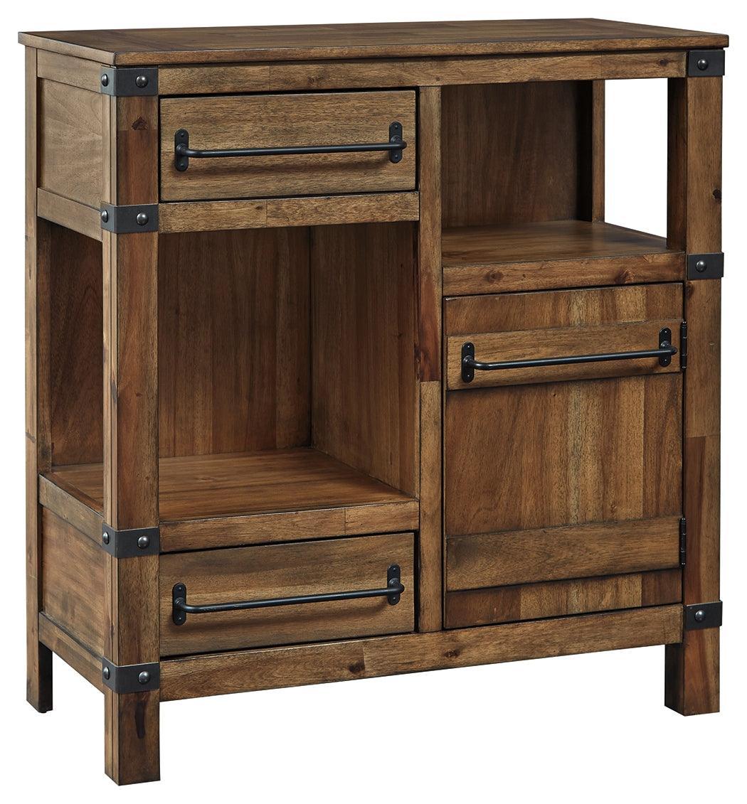 Roybeck Light Brown Bronze Accent Cabinet - Image 2