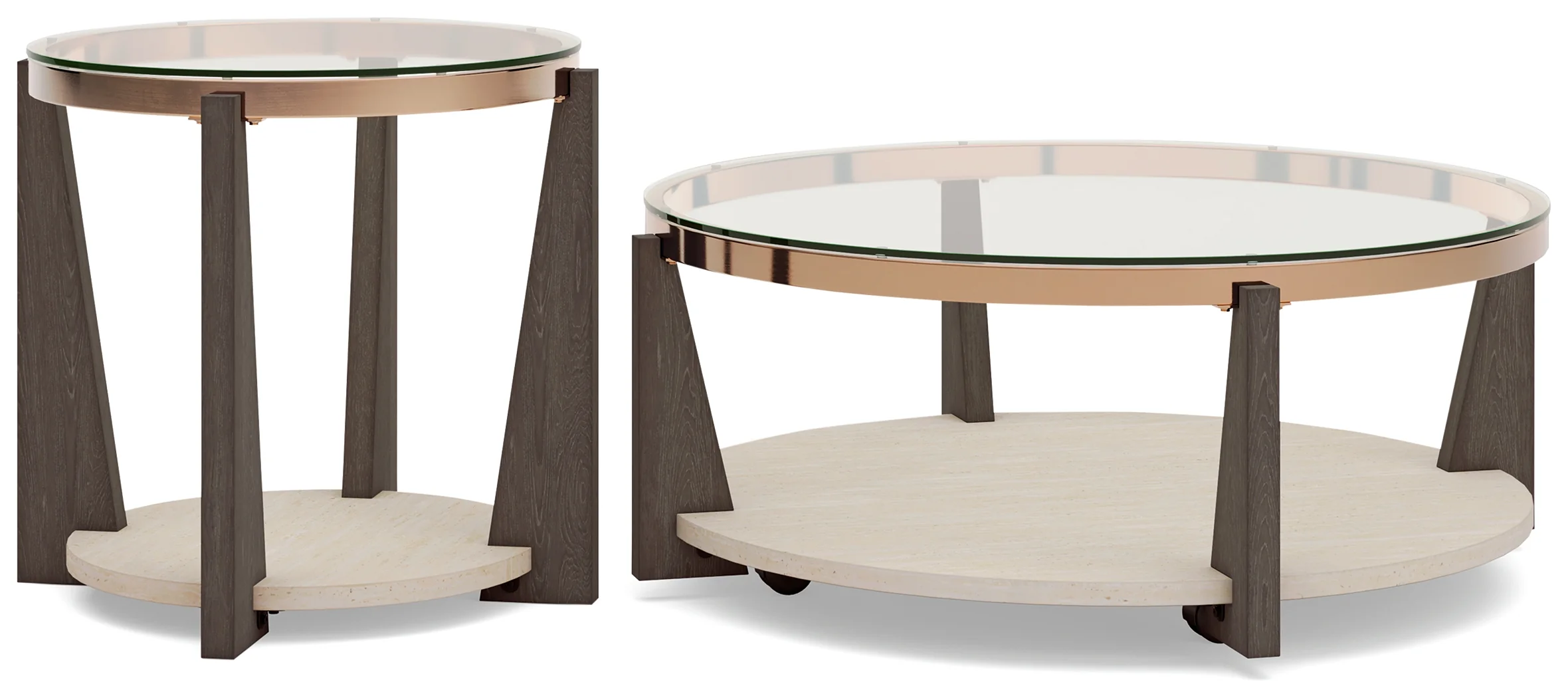 Frazwa Multi Coffee Table with 1 End Table - Image 2