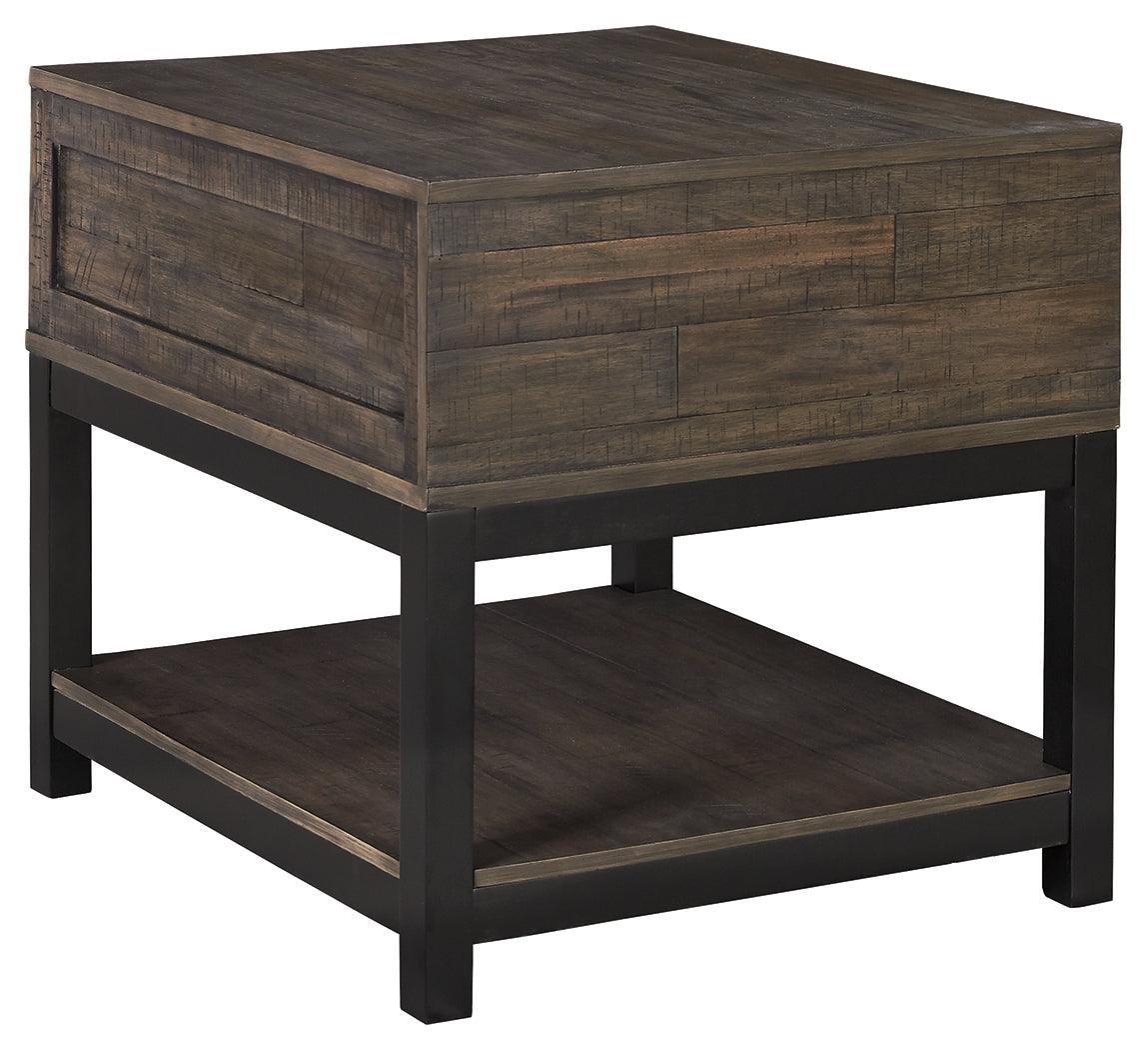 Johurst Grayish Brown End Table - Image 3