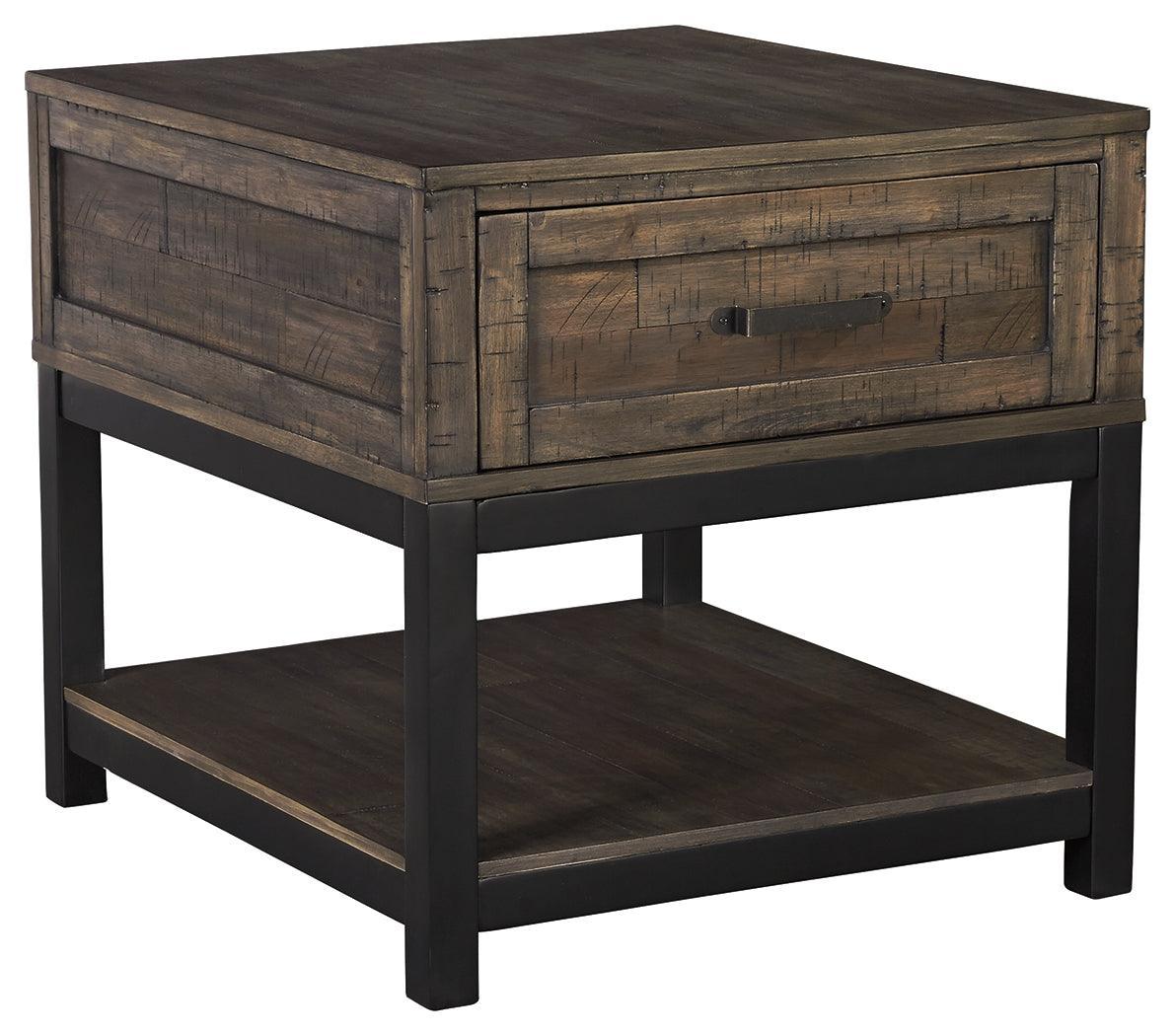 Johurst Grayish Brown End Table - Image 2