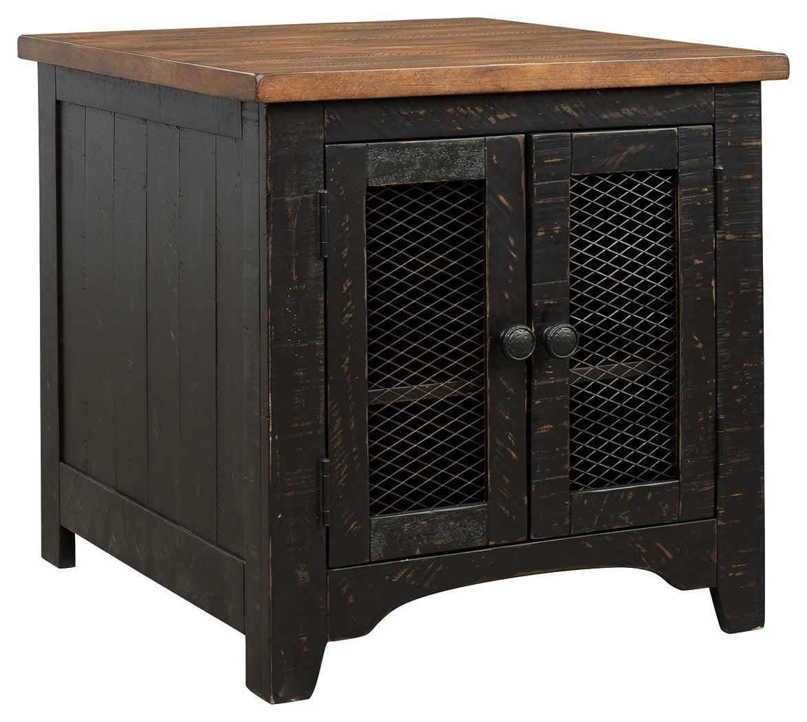 Valebeck Black Brown End Table - Image 2