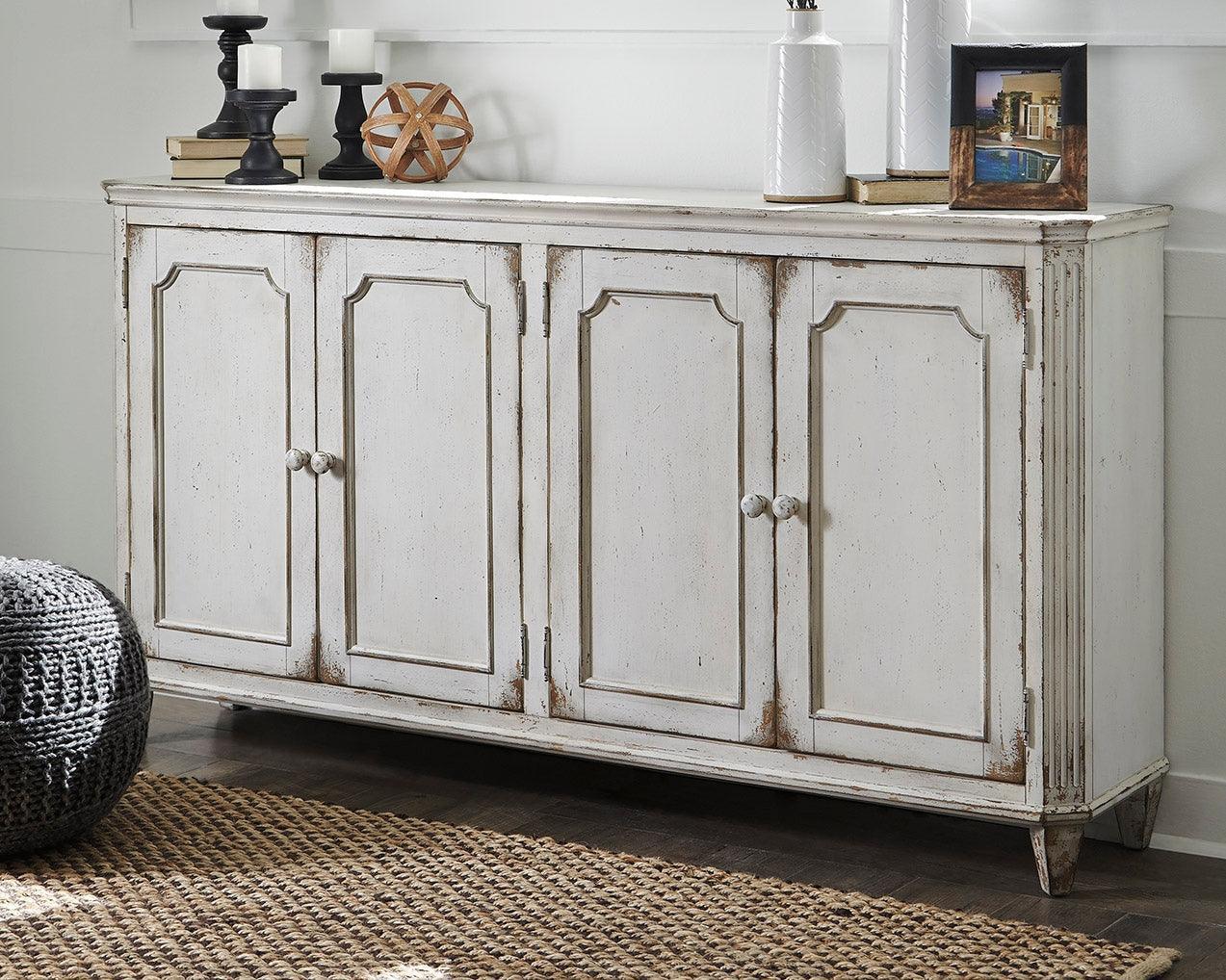 Mirimyn Antique White Accent Cabinet - Image 1