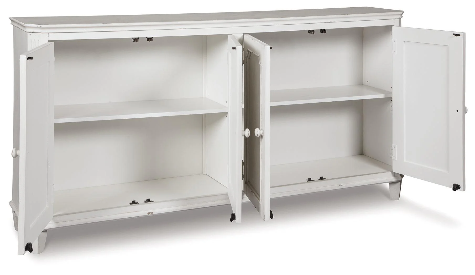 Mirimyn Antique White Accent Cabinet - Image 3