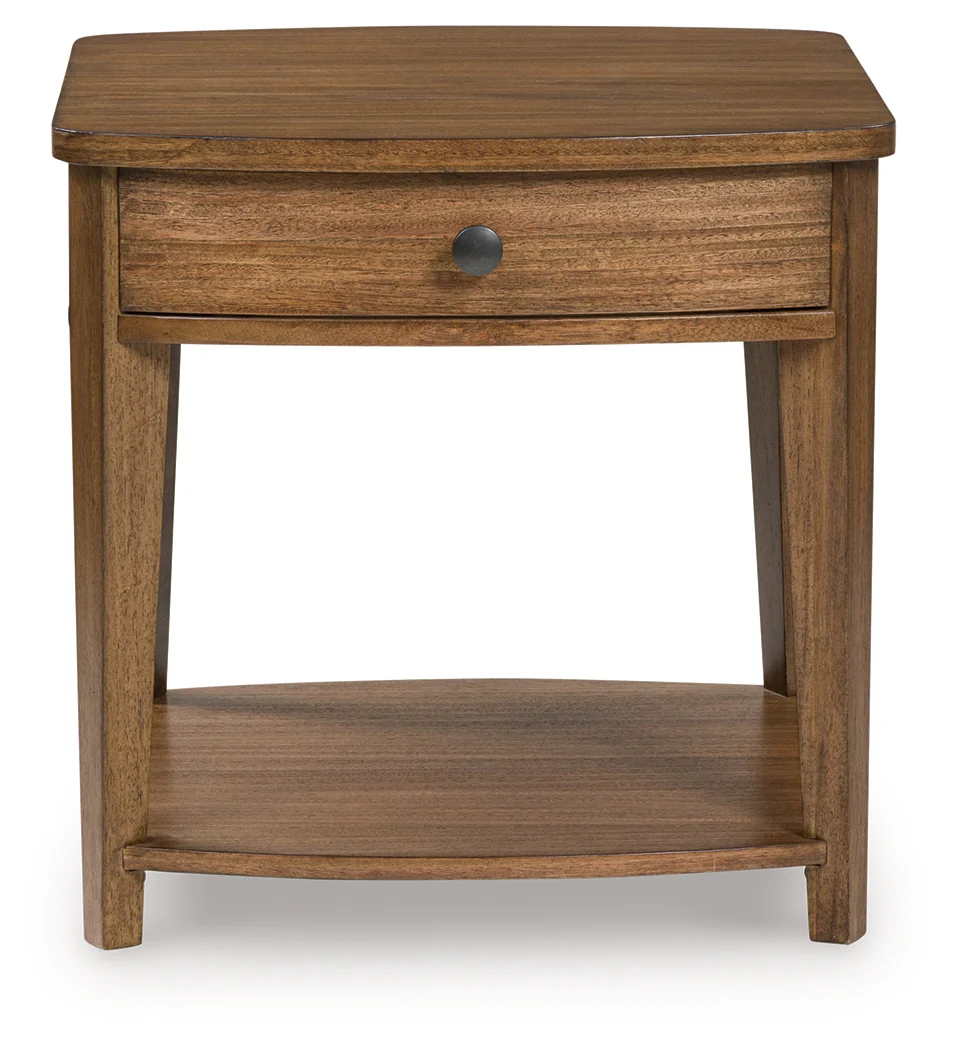 Burkbyer Brown End Table - Image 3
