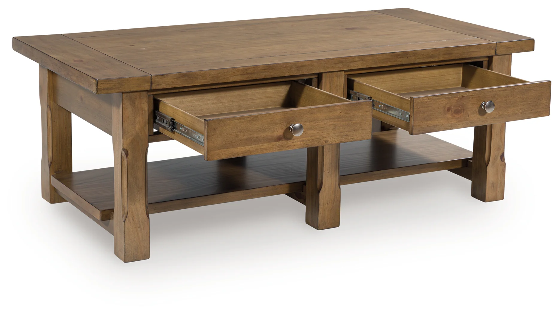 Vandenmore Medium Brown Coffee Table - Image 3