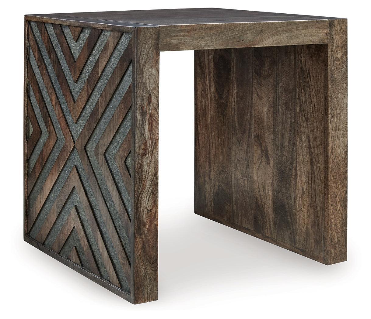 Dreggan Brown End Table - Image 2