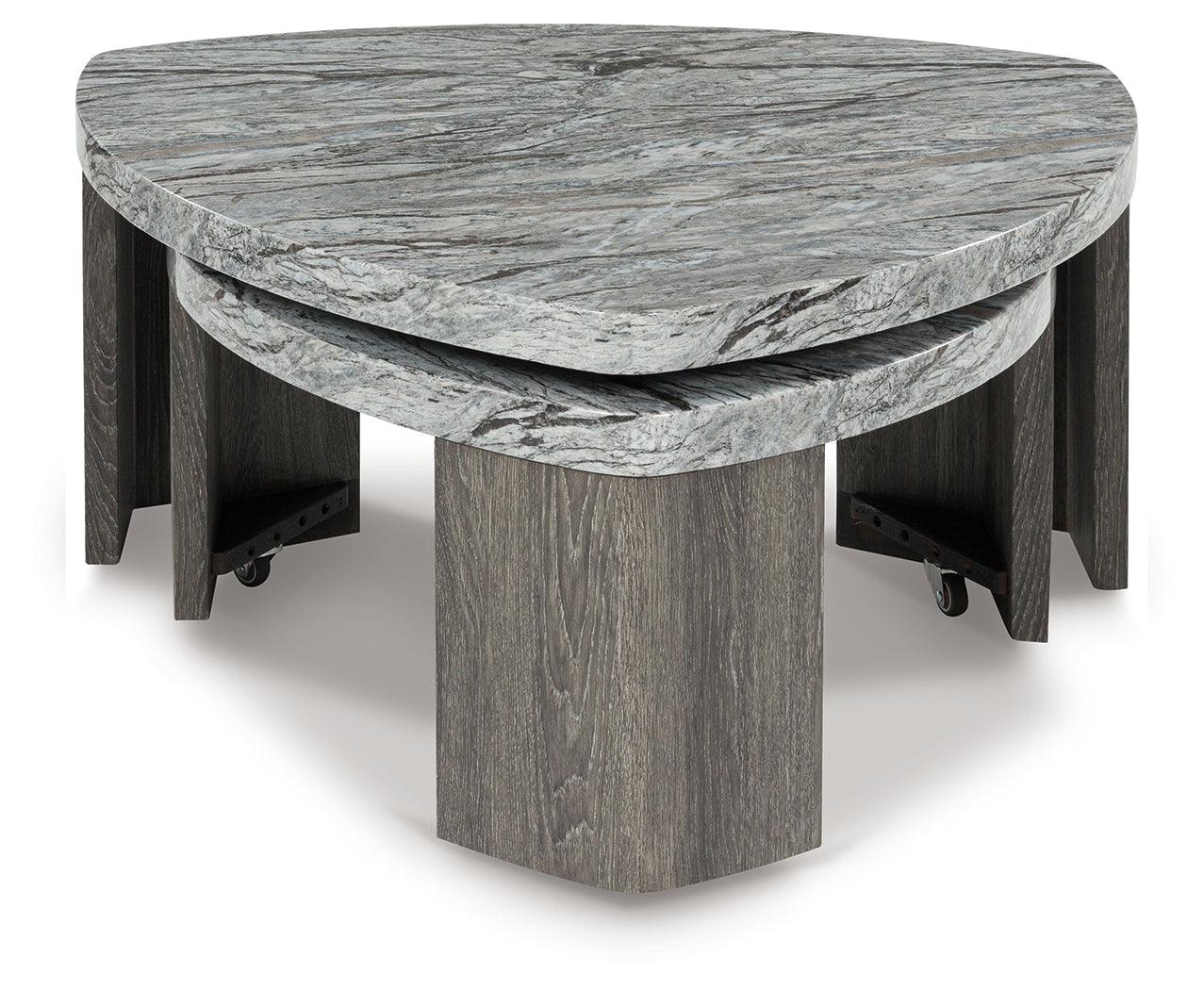 Surmour Gray/Brown Stacked Coffee Table - Image 3